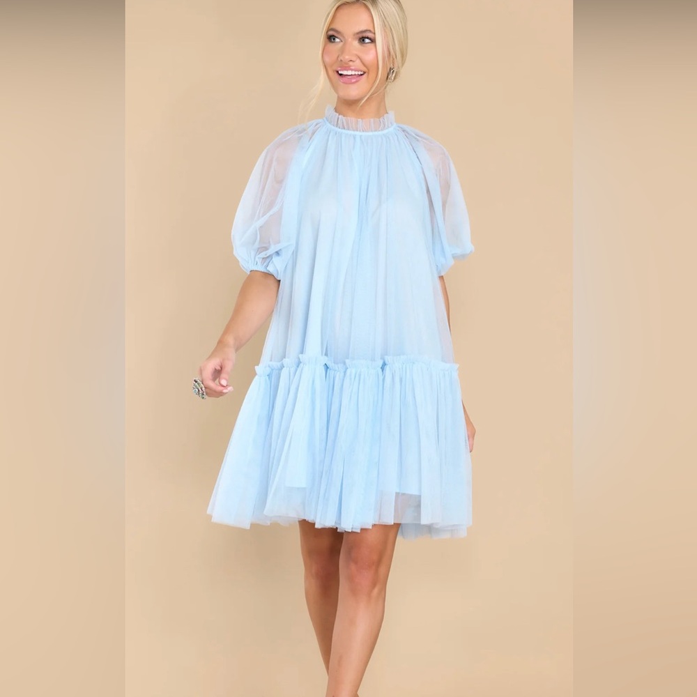 Tulle boutique Blue Dress - Large